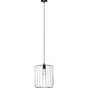Viseća svjetiljka LED E27 60 W Brilliant Flavian 52870/06 Crna (mat) slika