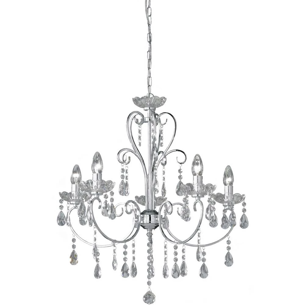 Luster LED E14 200 W WOFI Arizona Krom boja slika