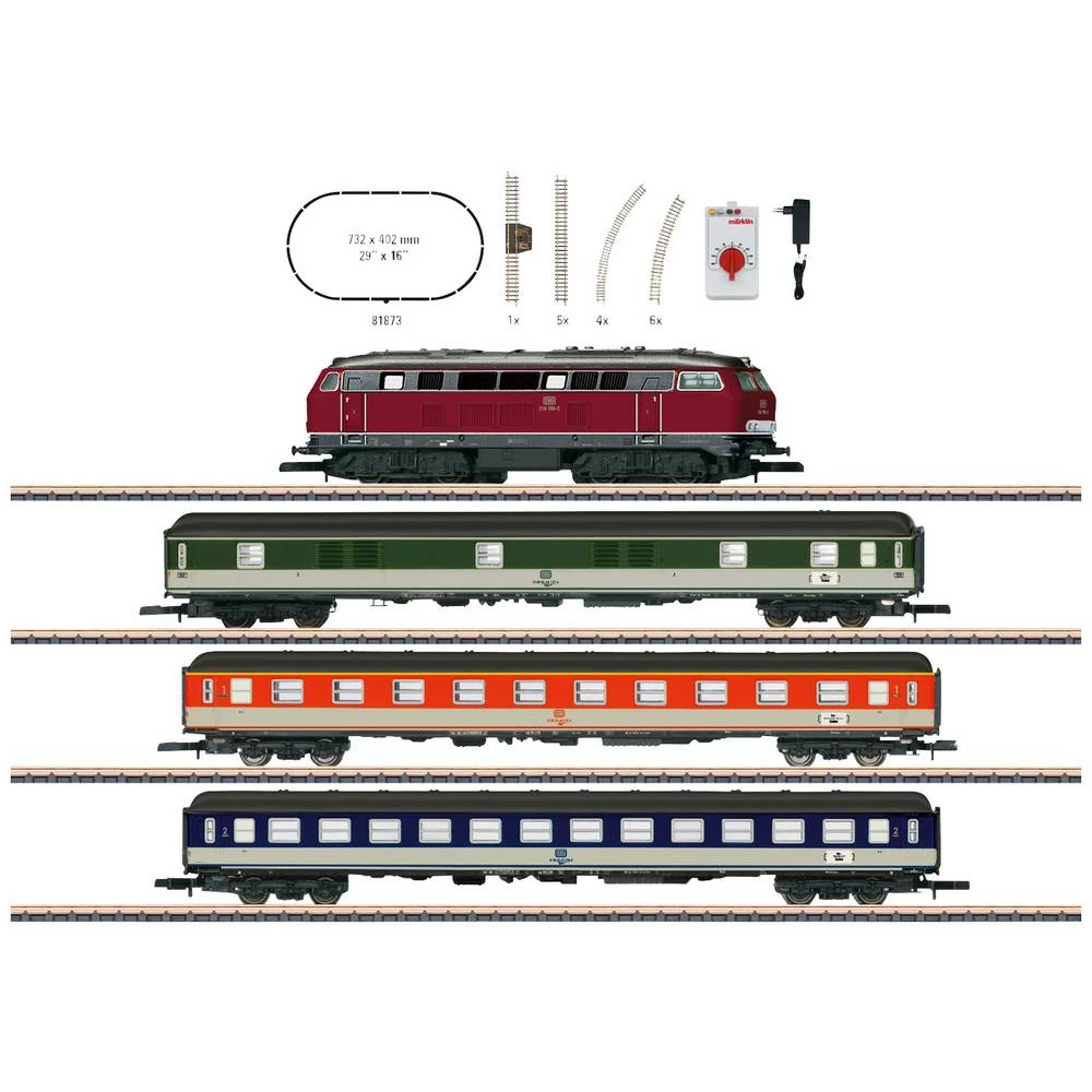 Märklin 81873 Z Pop Train MHI početni set DB slika