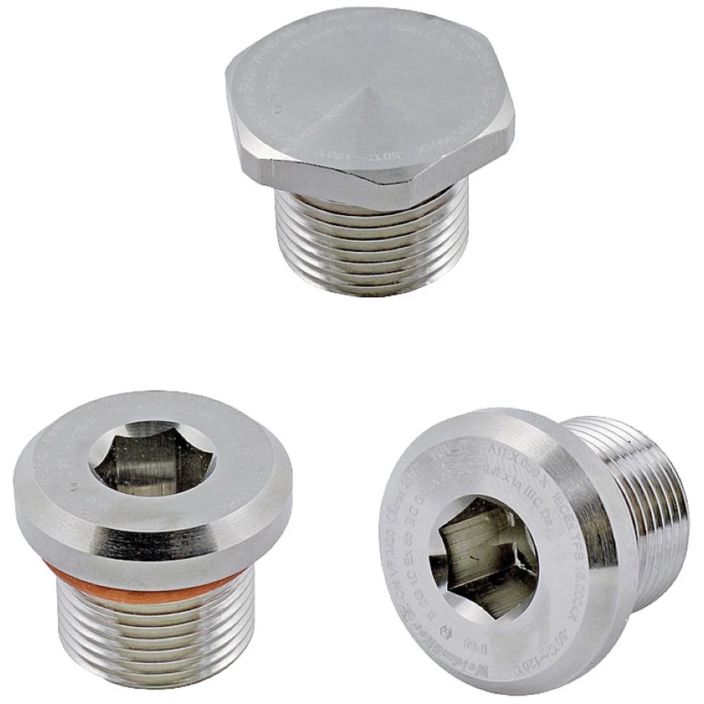 Weidmüller 1188800000 slijepi čep 1 1/2'' NPT nehrđajući čelik prirodna 40 St. slika