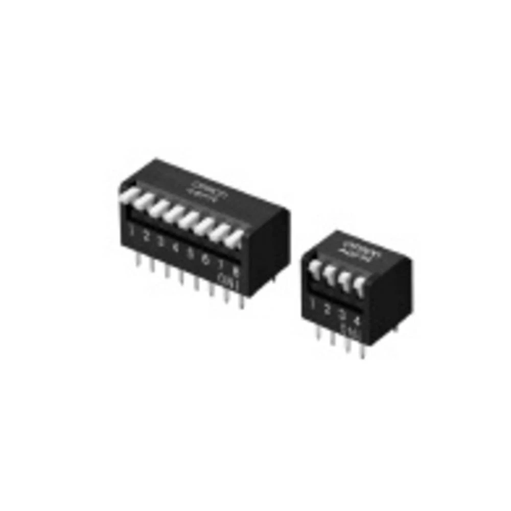 Omron dip prekidač Broj polova (broj) 4 THT 1 St. Bag slika