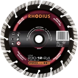 Rhodius LD4 dijamantna rezna ploča 125 x 12,0 x 2,2 x 22,23 mm Rhodius 303161 promjer 125 mm 1 ST slika