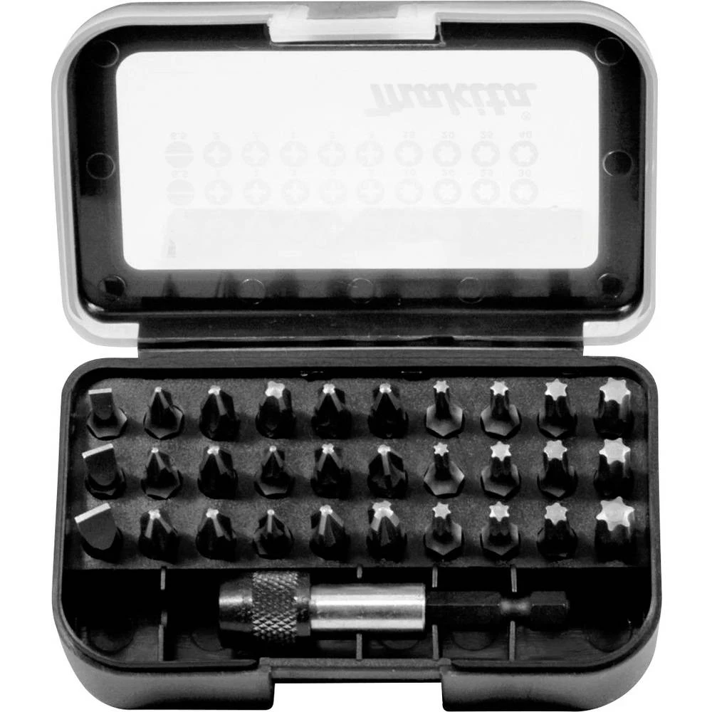 Makita  D-30667 bit komplet 31-dijelni ravni prorez, križni phillips, križni pozidriv, t profil uklj. držač bitova slika