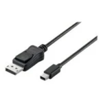 Fujitsu S26391-F6055-L221  adapter [1x muški konektor mini DisplayPort - 1x muški konektor DisplayPort] crna