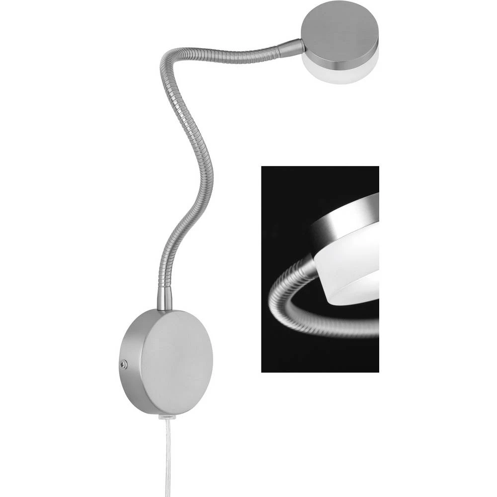 Fischer & Honsel 30881 LED zidna svjetiljka 5 W toplo bijela nikal (mat) slika