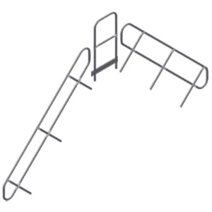 ZARGES 42359964 stenice,f. Prelaz,60° Nagib 4 kom. f. 4 nivoa 1 kom. slika