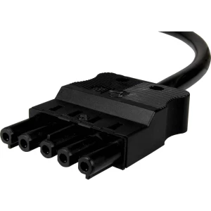 Adels-Contact 96596540 mrežni priključni kabel slobodan kraj - mrežni konektor Ukupan broj polova: 4 + PE crna 4.00 m 30 St. slika