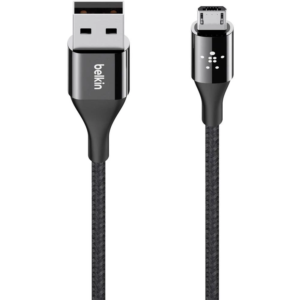 Belkin USB 2.0 Priključni kabel [1x Muški konektor USB 2.0 tipa A - 1x Muški konektor USB 2.0 tipa Micro B] 1.2 m Crna slika