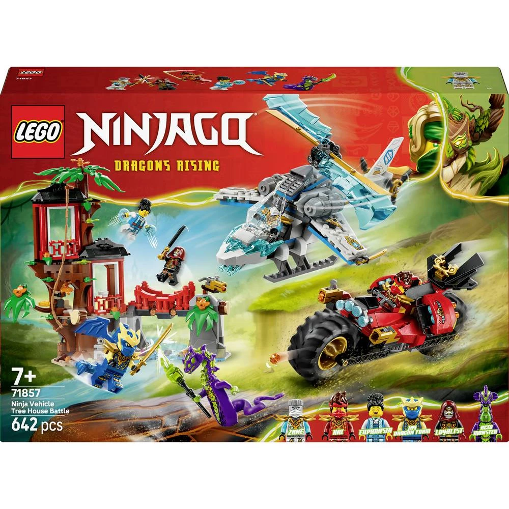 71857 LEGO® NINJAGO Obračun u kućici na drvetu s ninja biciklom (71857) slika