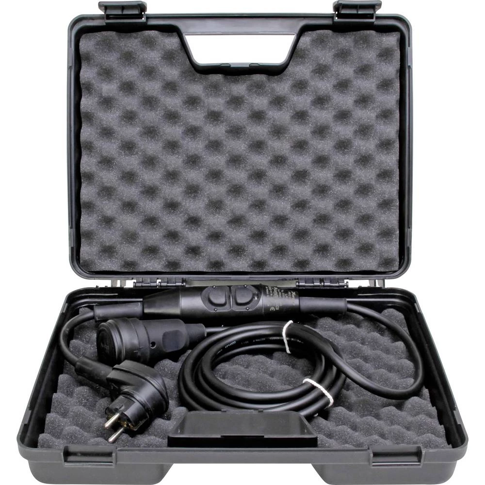 Kopp 141816016 produžni kabel za osobnu zaštitu PRCD-S 230 V crna IP44 slika
