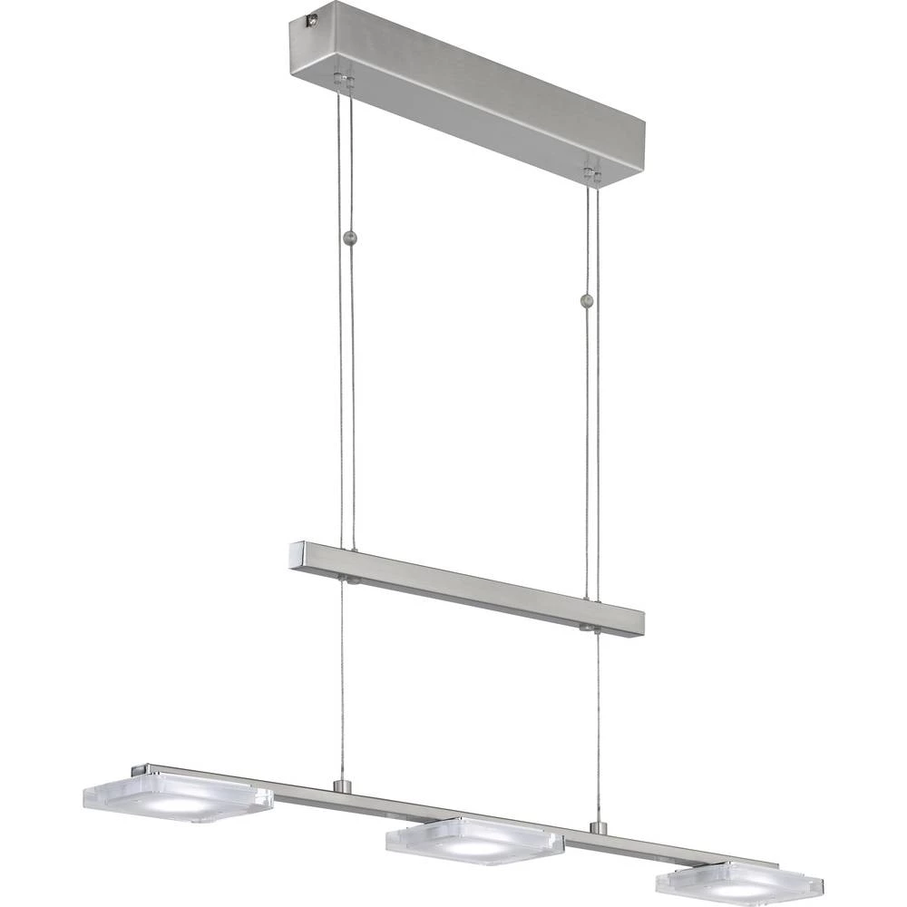 LED viseća svjetiljka 15 W Toplo-bijela WOFI Vileta 7254.03.64.1000 Nikal (mat) slika