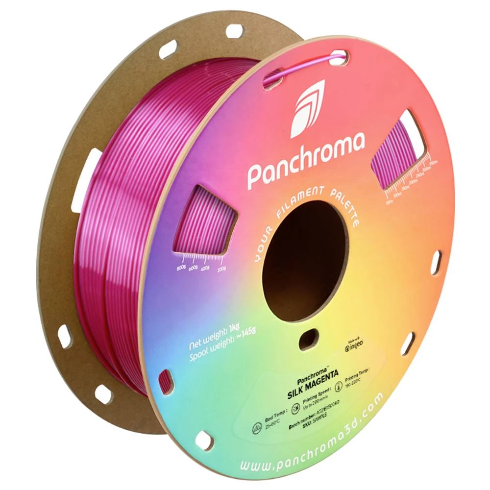 Polymaker CA03010 Panchroma™ Silk 3D pisač filament PLA svilenkasti sjaj 1.75 mm 1000 g magenta 1 kom. slika
