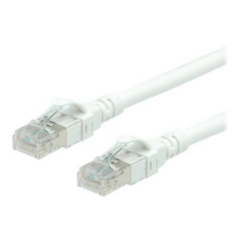 Roline 21.15.2565 RJ45 mrežni kabel, Patch kabel cat 6 U/UTP 5.00 m bijela nezaštićen, bez halogena, vatrostalan 1 St. slika