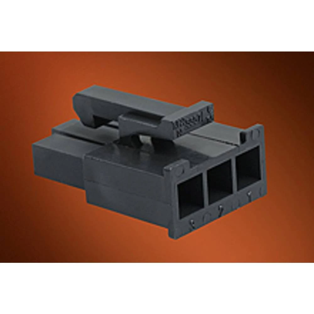Molex 50291662 Mini-Fit Jr. Receptacle Housing, Single Row, PA Polyamide Nylon 6/6, UL 94V-2, 3 Circuits, Positive Latch slika