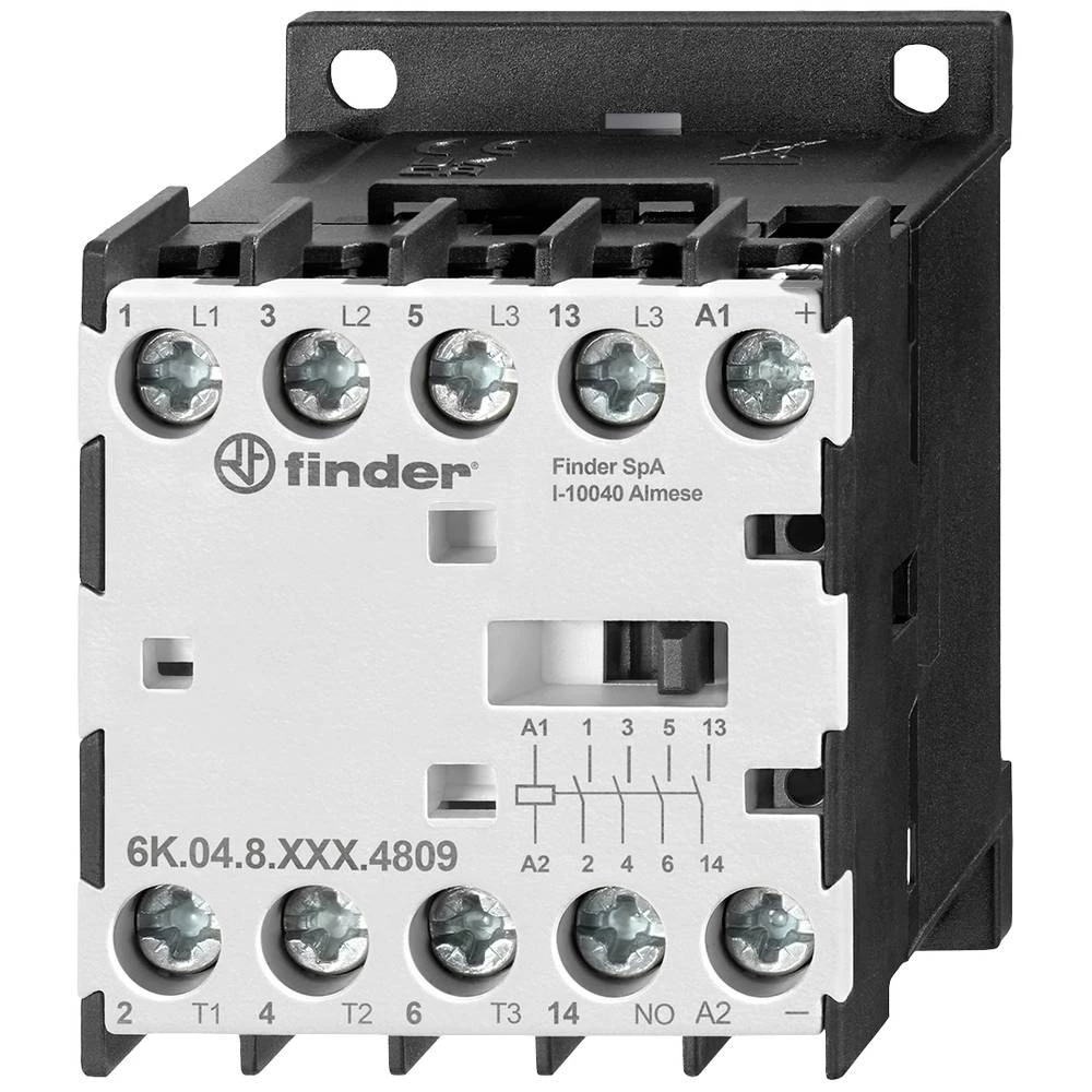 Finder 6K.04.8.024.4312 industrijski relej  4 zatvarač 5.5 kW 24 V/AC 12 A    1 St. slika