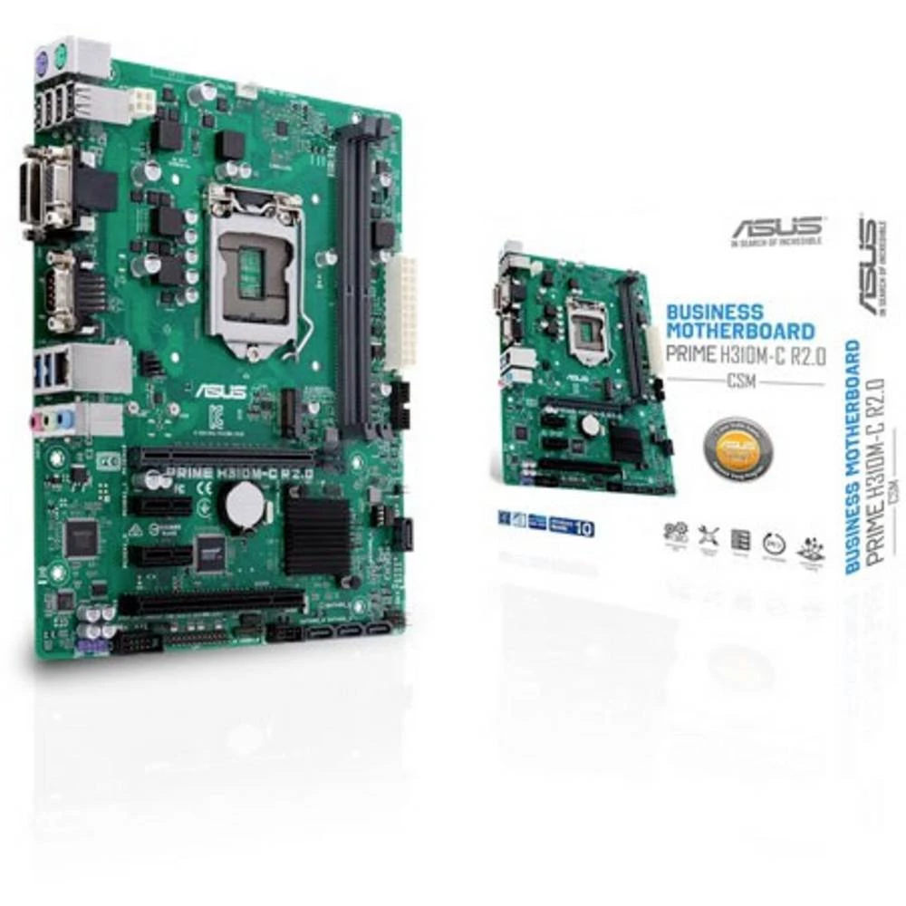 Asus PRIME H310M-C R2.0/CSM matična ploča Baza Intel® 1151 Faktor oblika Micro-ATX Set čipova matične ploče Intel® H310 slika