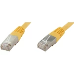 LAN (RJ45) Mreža Priključni kabel CAT 6 S/FTP 0.50 m Žuta Dvostruko zaštićen econ connect