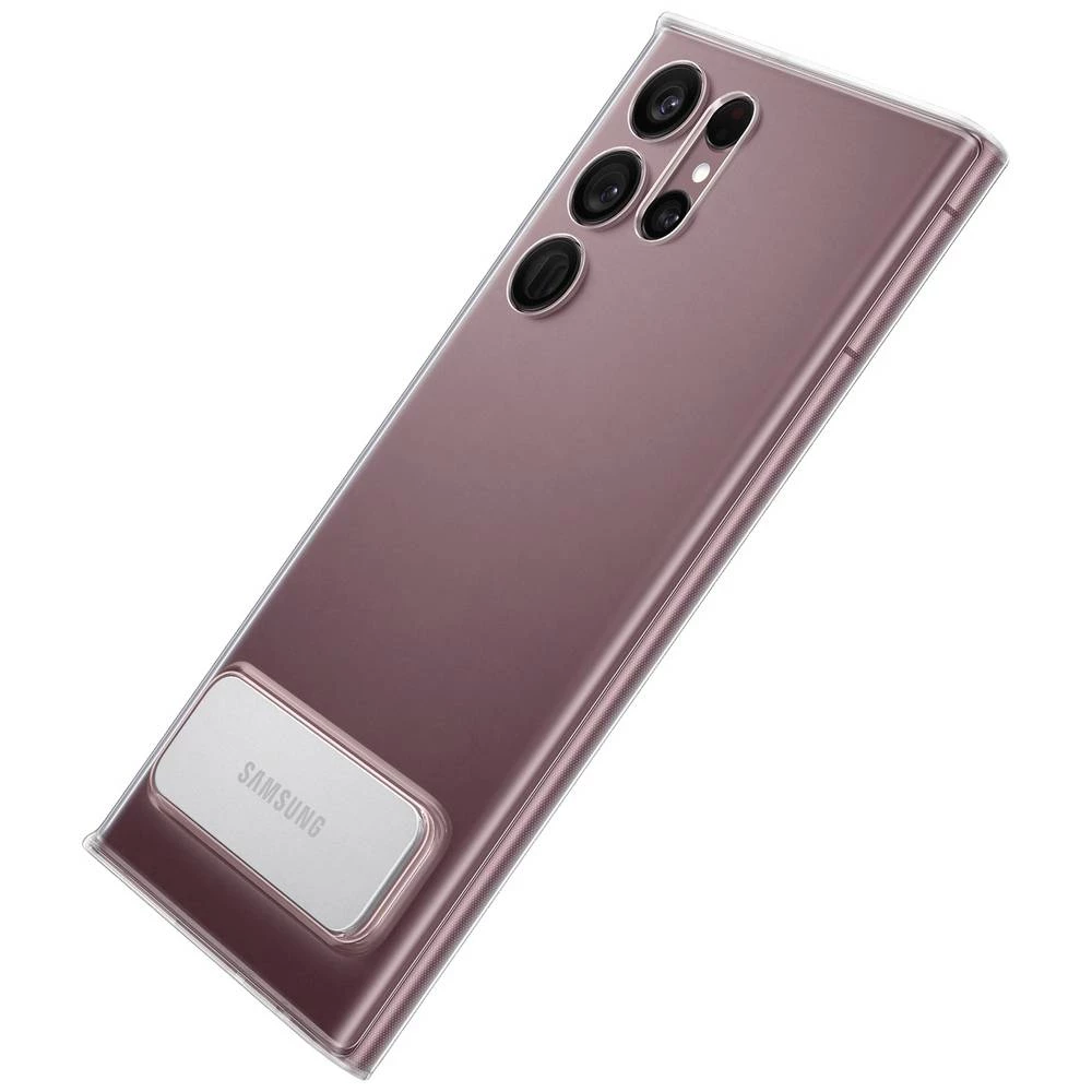Samsung Clear Standing Cover stražnji poklopac za mobilni telefon Samsung Galaxy S22 Ultra prozirna slika