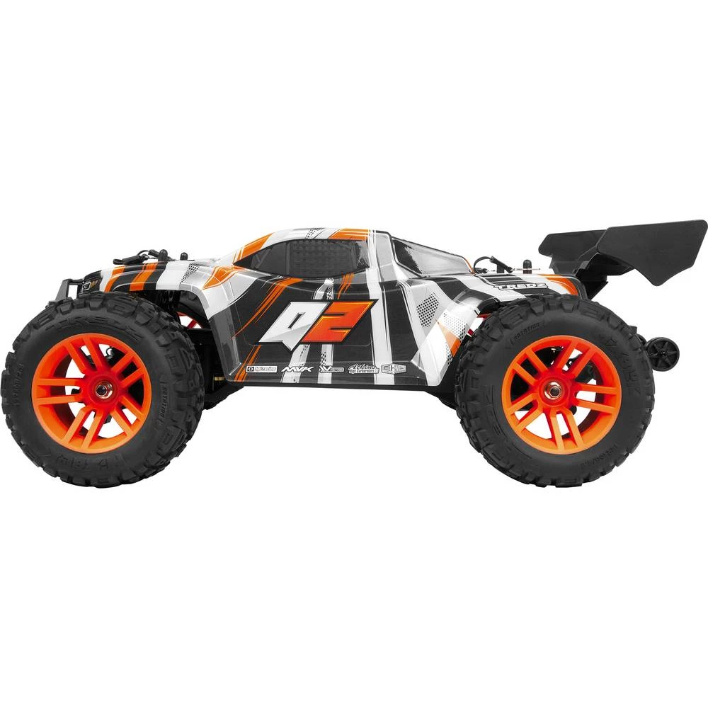 Maverick Quantum2 XT 1/10th narančast A/Bijela, crna s četkama 1:10 RC model automobila monstertruck pogon na sva četiri slika