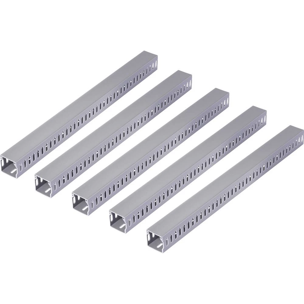 Sygonix SY-6801158 kanal za ožičenje (D x Š x V) 2000 x 25 x 25 mm 5 kom. siva slika