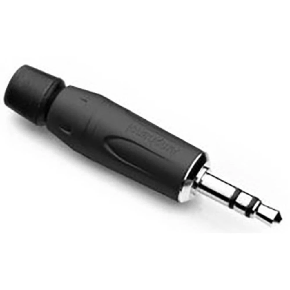 Jack utični konektor 3.5 mm Ravni muški konektor Stereo Crna Amphenol 1 ST slika