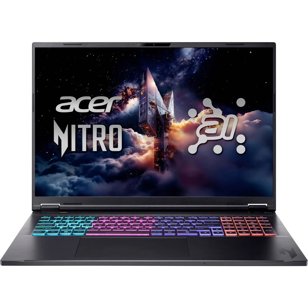 Acer Gaming notebook Nitro 18 AI 45.7 cm (18 palac) WQXGA AMD Ryzen AI 9 365 32 GB RAM 1000 GB SSD njemačka, qwertz NVID slika