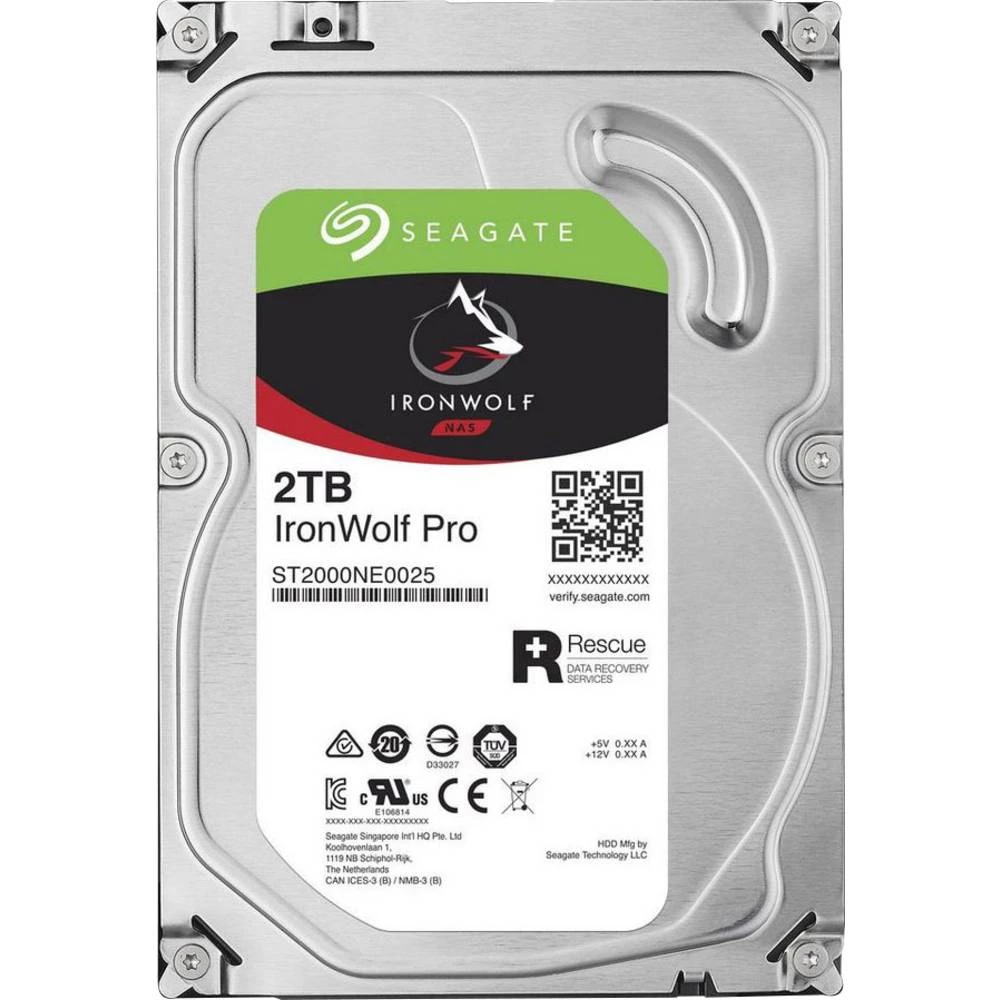 Unutarnji tvrdi disk 8.9 cm (3.5 ") 2 TB Seagate IronWolf Pro Bulk ST2000NE0025 SATA III slika