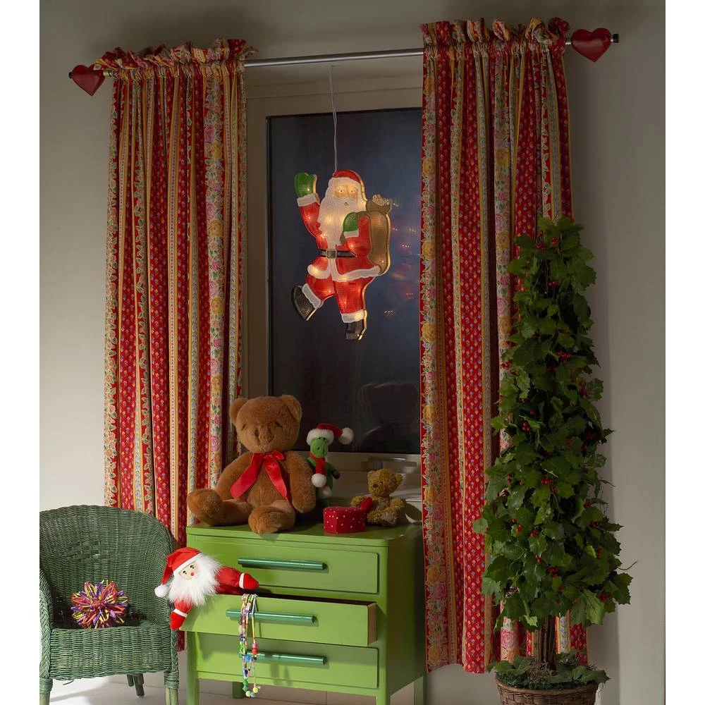 LED-slika za prozor Djed mraz Toplo-bijela LED Konstsmide 2850-010 Toplo-bijela slika