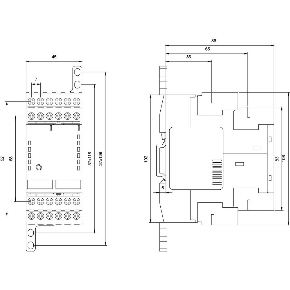 Siemens 3RK14023CE010AA2 3RK1402-3CE01-0AA2 početni komplet slika