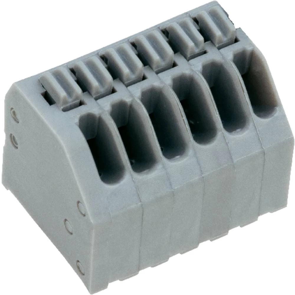 PTR Hartmann 54191050051E opružna blok spojka 0.75 mm² Broj polova (broj) 5 kremen-siva 1 St. slika