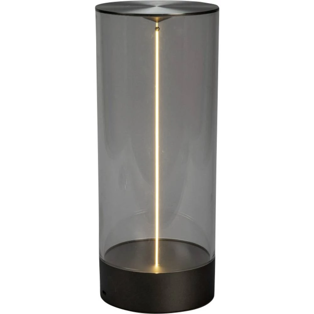 Konstsmide 7847-370 Edison L LED akumulatorska stolna lampa tamnozelena slika