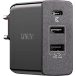 LVSUN Travel LS-QW45-PD USB punjač Utičnica Izlazna struja maks. 6000 mA 3 x USB, Ženski konektor USB-C™ USB Power Deliver