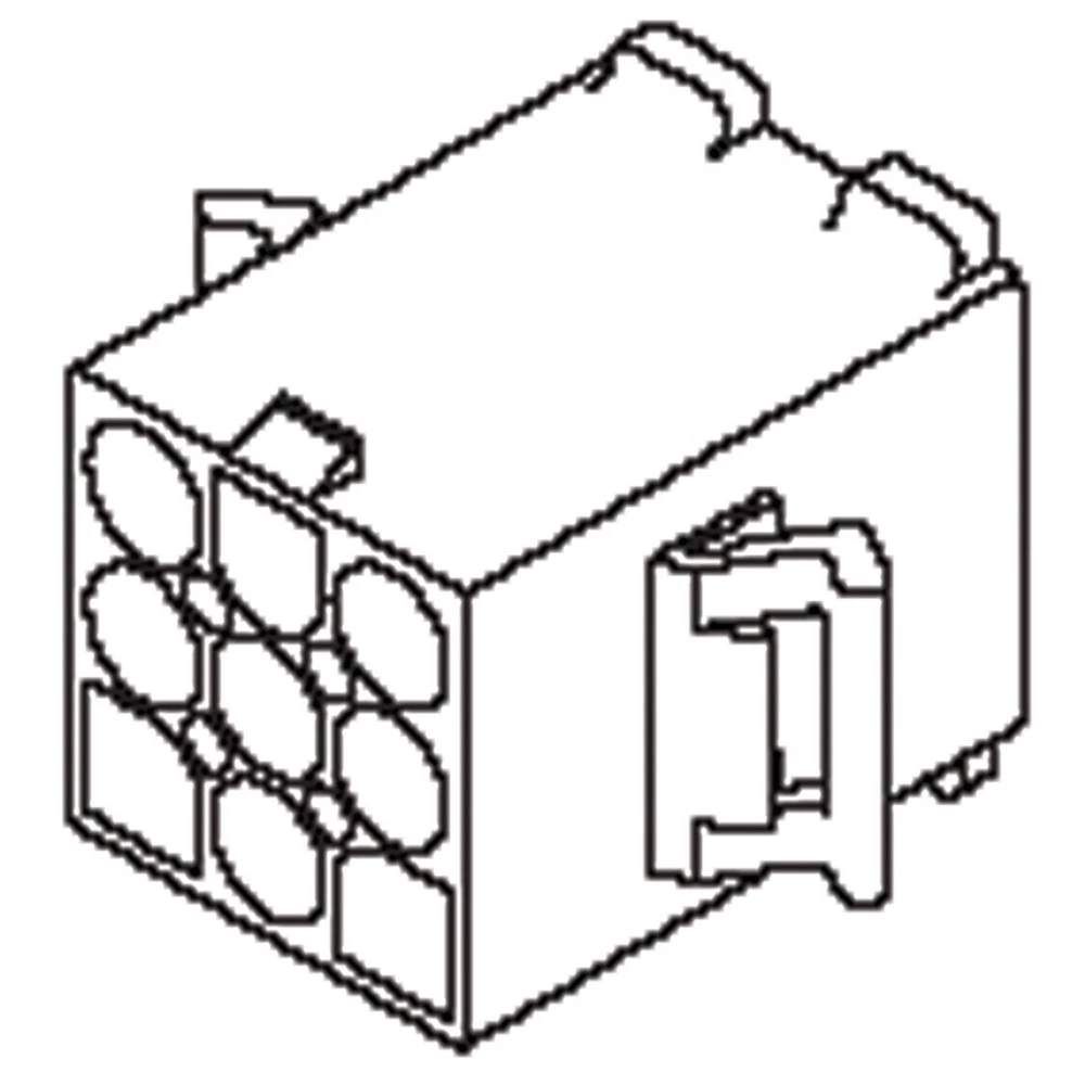 Molex kućište kabelske utičnice Ukupan broj polova 12 19092128 1 St. Bulk slika