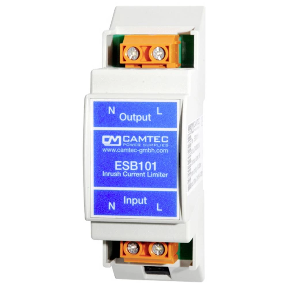 Camtec ESB101.23S.115VAC(R2) Camtec ograničavač struje udara 23A 300ms 4000µF DIN šina IP20 slika