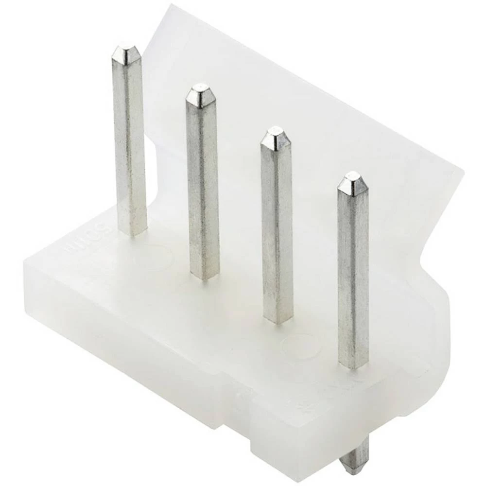 Molex ugradna standardna letva s muškim kontaktima  Ukupan broj polova 2 Raster: 5.08 mm 10321021 1 St. Bag Molex 10321021 5.08mm Pitch SPOX Wire-to-Board Header, Vertical, with Friction Lock slika