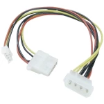 LINDY struja Y-adapter [1x 4-polni električni muški konektor ide - 1x 4-polni električni ženski konektor ide] 0.25 m višebojna