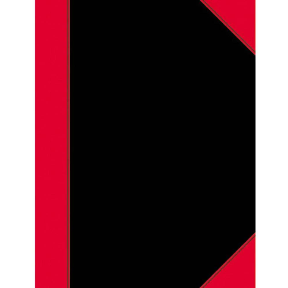 Bilježnica Kladde 112671602 Kockasta Crna, Crvena Broj listova: 100 DIN A5 slika