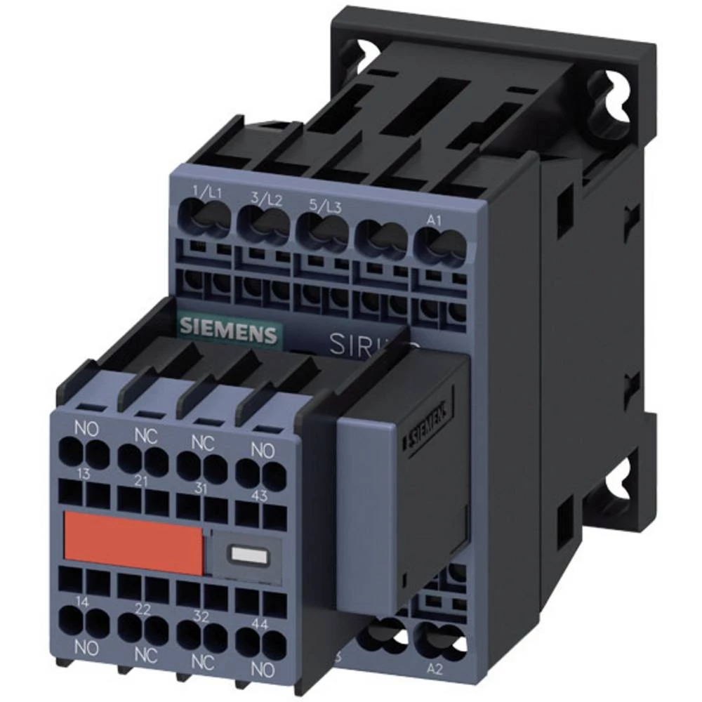 Siemens 3RT2015-2CK64-3MA0 kontaktor 2 zatvarač, 2 otvarač 19 kW 690 V 6.1 A s varistorom 1 St. slika