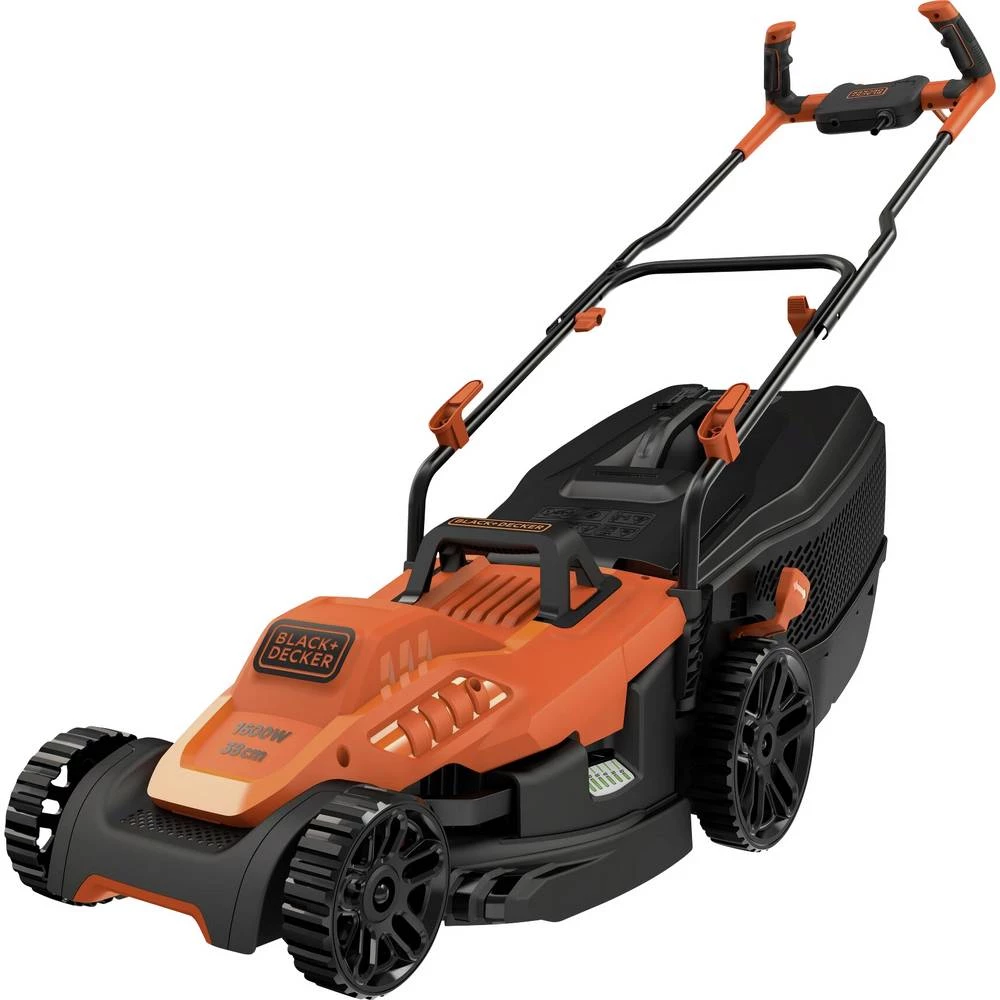 Black & Decker električni pogon kosilica s podešavanjem visine rezanja 1600 W Širina rezanja (maks.) 38 cm slika
