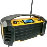 Schwaiger DABWORK2 513 radio za gradilište DAB+ (1012), UKW (1014) AUX, Bluetooth®, USB  funkcija punjenja baterije, zaštićeno protiv prskanja, otporan na prašinu, mogućnost punjenja žuta, crna