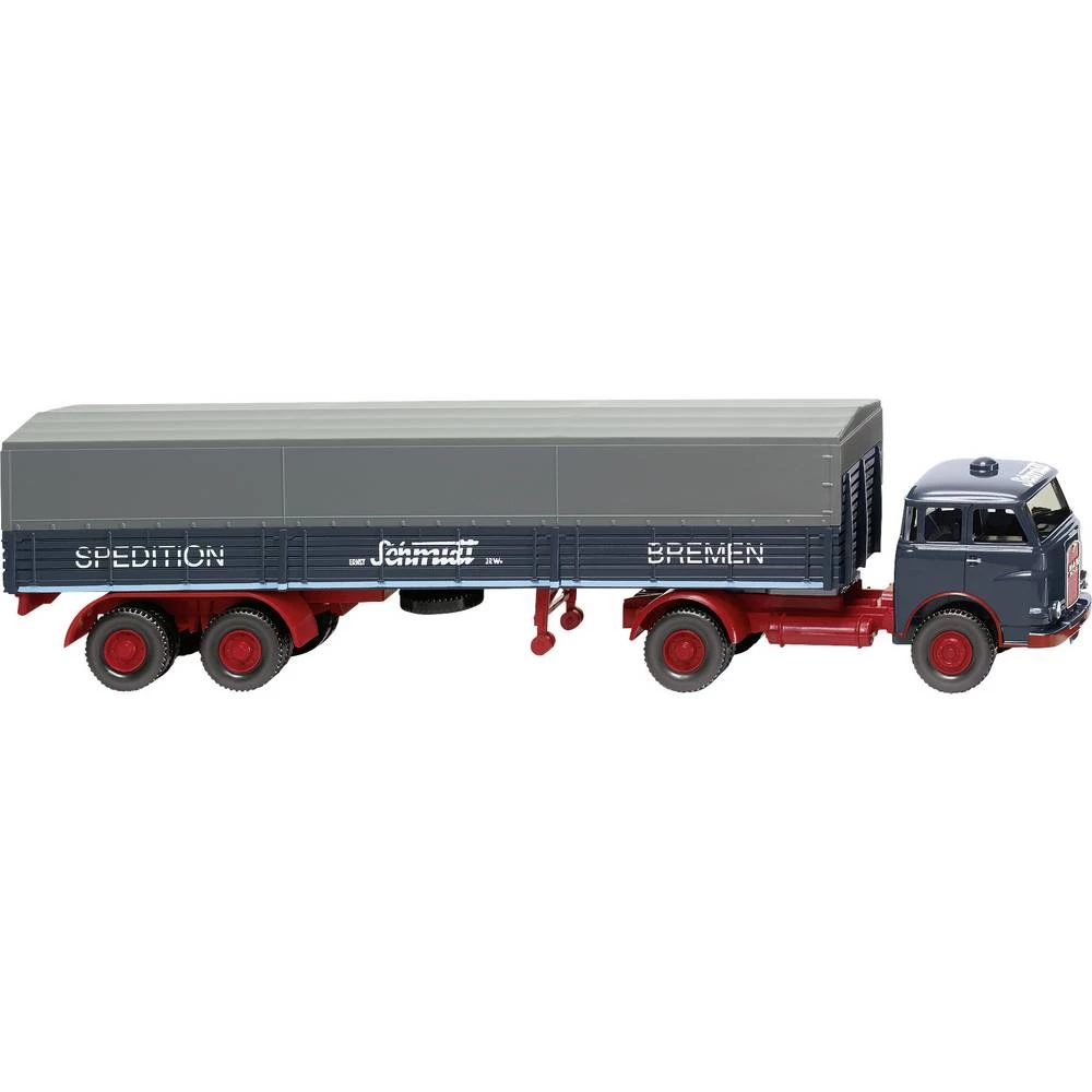 Wiking 051404 h0 MAN Poluprikolica s ravnom platformom (bucasta čeljust) slika