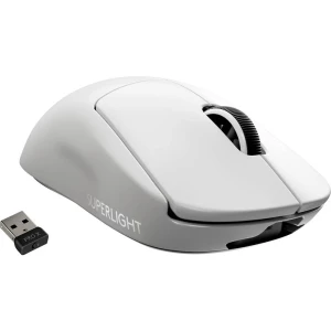 Logitech PRO X SUPERLIGHT bežično igraći miš optički ponovo punjiv bijela slika
