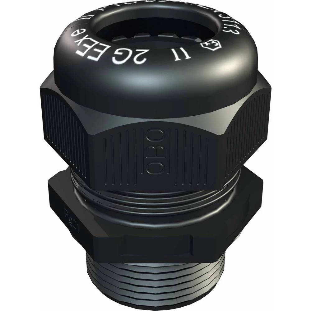 Kabelska uvodnica 1,5 mm Plastika, PA Crna OBO Bettermann VTEC EX M16 SW 50 ST slika