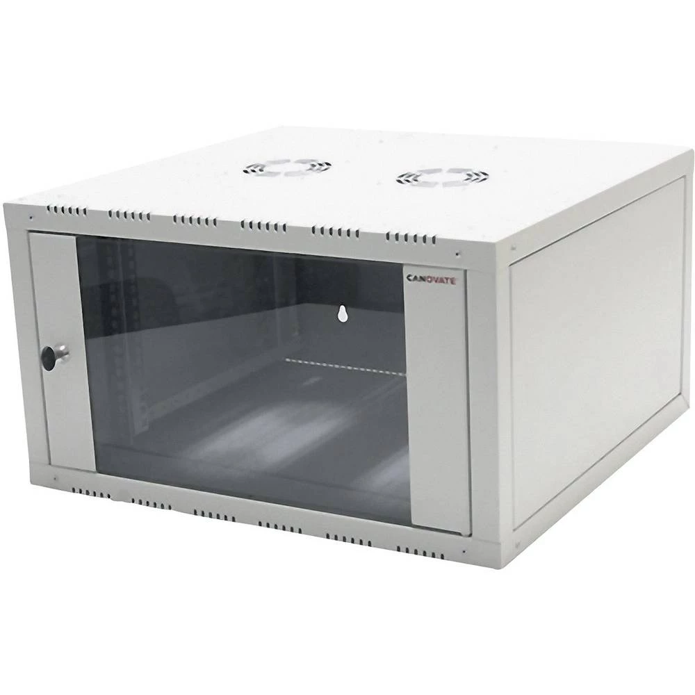 19" zidno kućište LogiLink W12E66B 560 mm 12 U crna (RAL 9005) slika