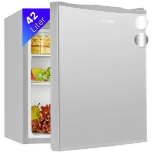 Bomann KB 7346 ix-look hladnjak Energetska učinkovitost 2021: E (A - G) 42 l samostojeći inox slika
