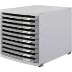 HAN 1510-0-19 kutija s ladicama svijetlosiva din a4, din b4, din c4 Broj pretinaca za uvlačenje: 10