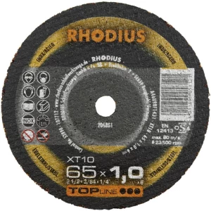 Rhodius XT10 MINI 206804 Rezna ploča ravna 75 mm 10 mm 1 ST slika