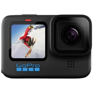 GoPro HERO 10 Black Actioncam - 5K / 60 BpS akcijska kamera zaslon osjetljiv na dodir, WLAN, GPS, stabilizacija slike, ubrzano snimanje, usporeni tijek/vremenski odmak, usporeni tijek, otpora slika