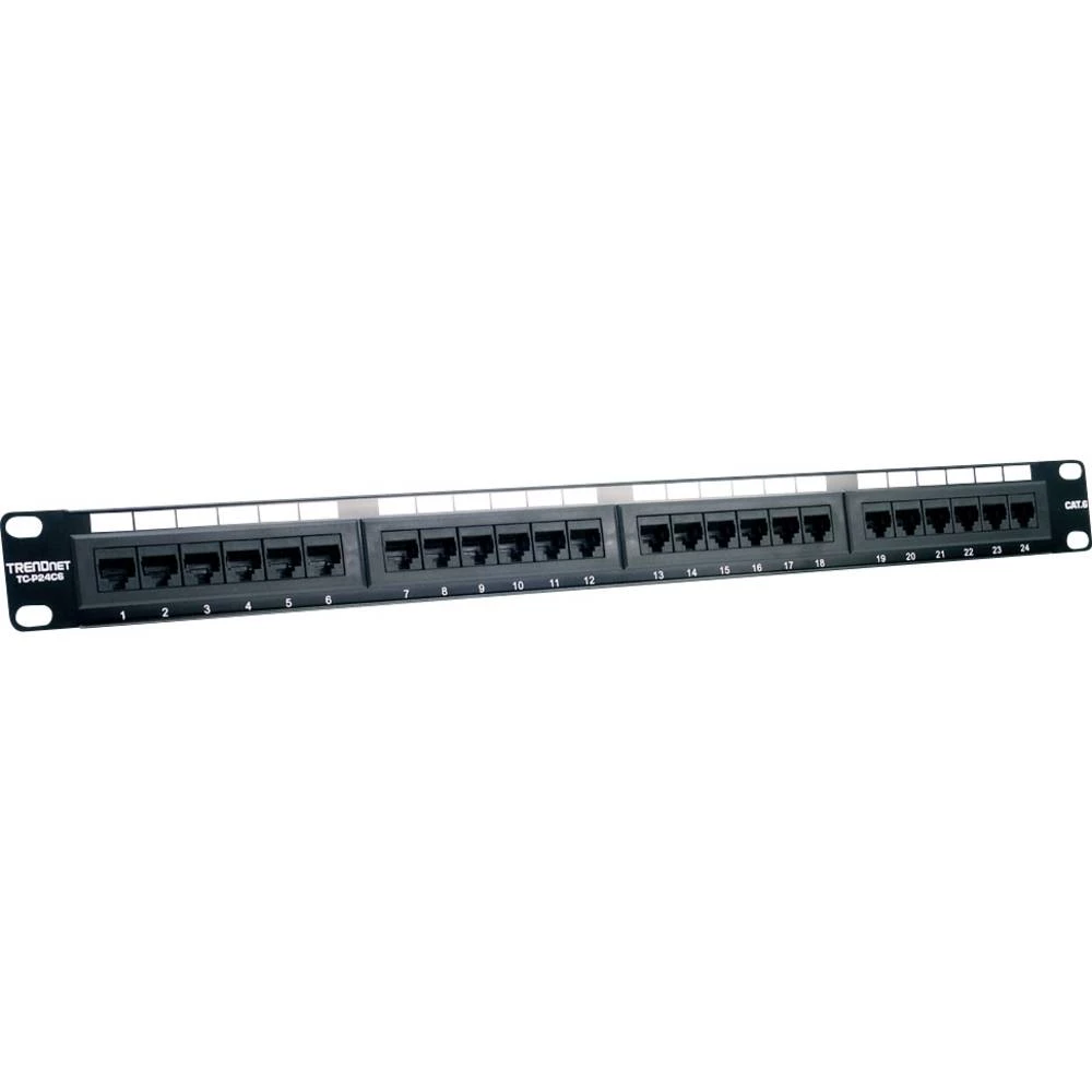 TrendNet TC-P24C6 Patch panel CAT 6 crna slika
