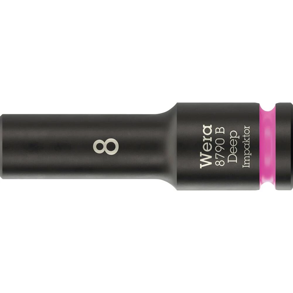 Wera 8790 B Impaktor Deep 05005550001 vanjski šesterokutni nastavak za nasadni ključ 8 mm slika